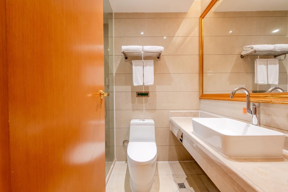 City Suite, City View | Bathroom | Shower, rainfall showerhead, free toiletries, hair dryer