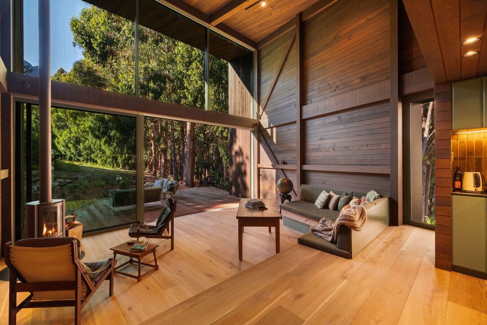Natural light floods this peaceful space, creating the perfect romantic escape.