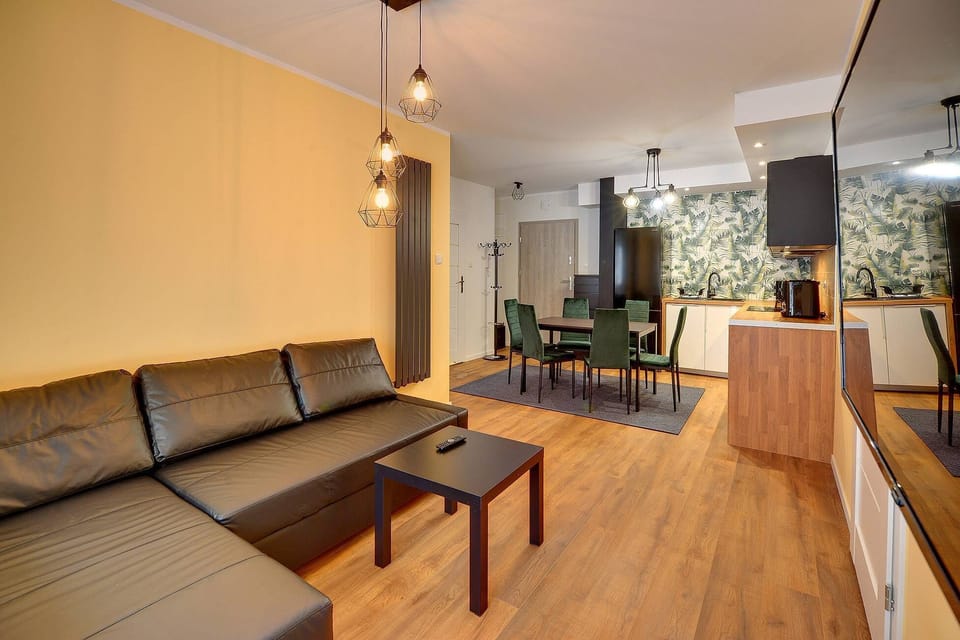 Unwind on the comfortable sofa that can be converted into double bed.