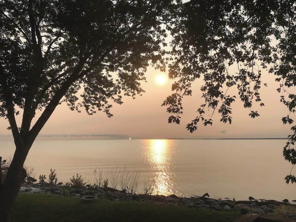 Early risers catch the spectacular sunrise!