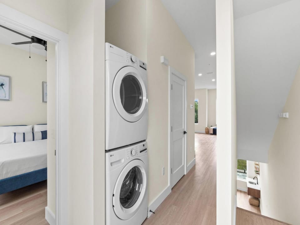 Laundry Closet - Washer and Dryer - Second Floor