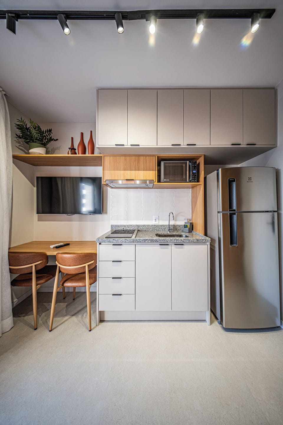 Basic Apartment, Balcony | Private kitchen