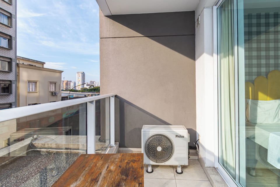 Basic Apartment, Balcony | Property grounds