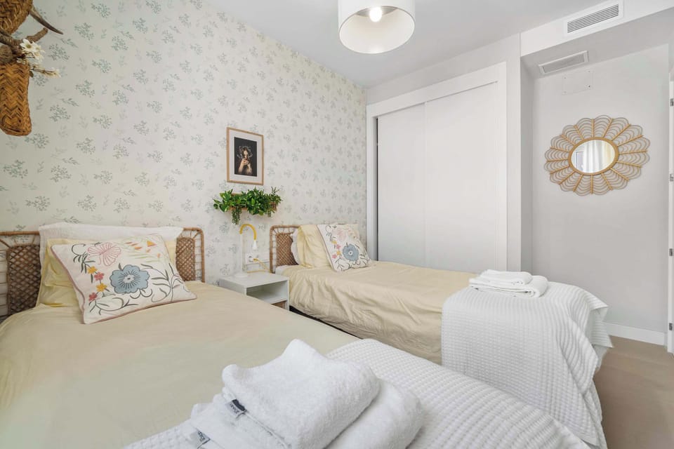 Guest Bedroom with spacious closet.