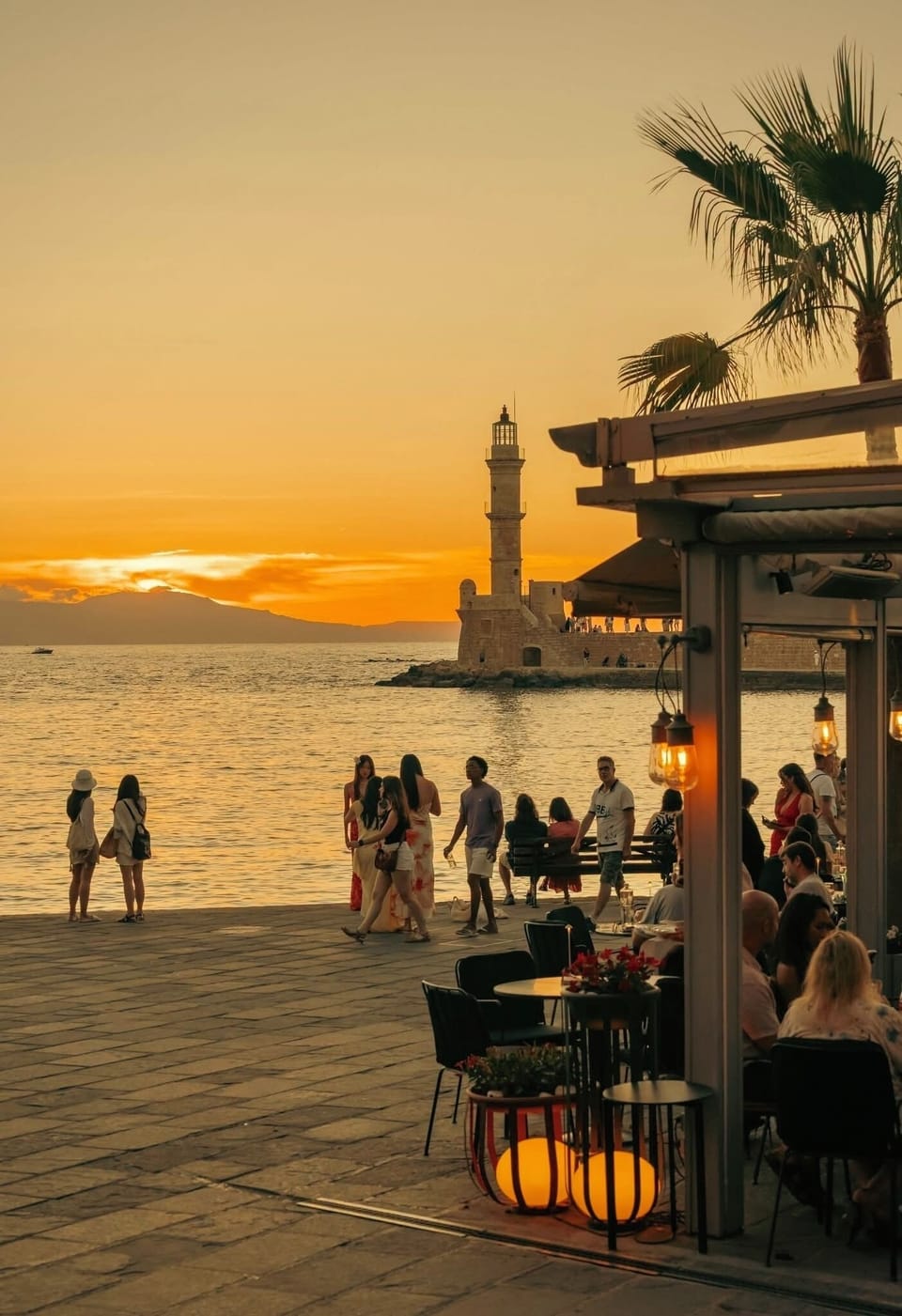 Iconic Old Harbor & Lighthouse sunsets, just a 7 minute walk from the apartment.