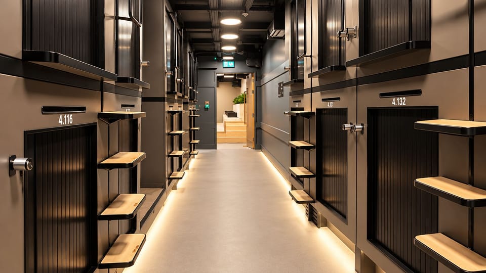 Zedwell Capsule Hotel Leicester Place Capsule hotel in City of Westminster