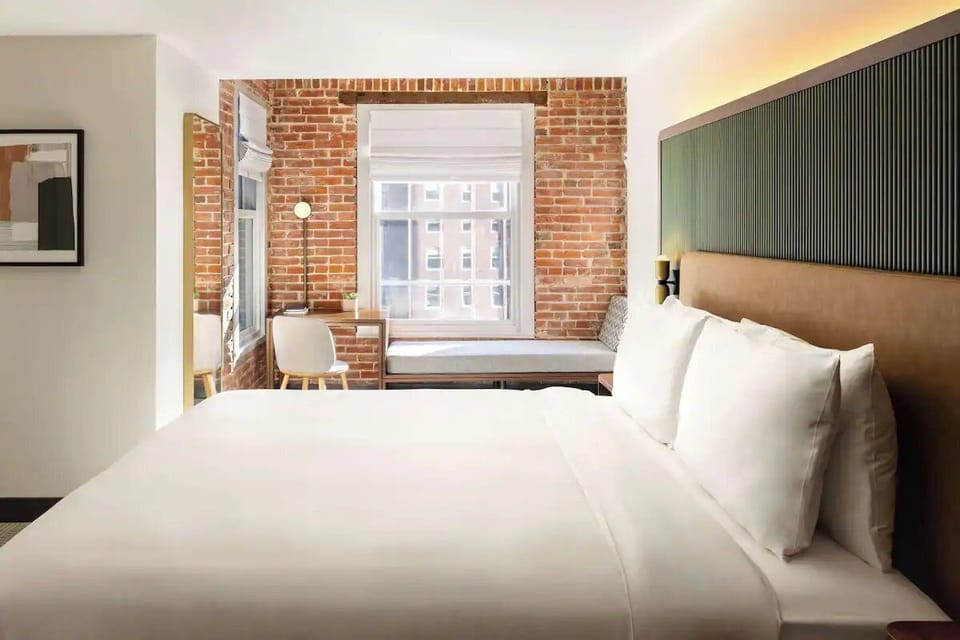 Bedroom. Interior and views may vary based on location and availability.