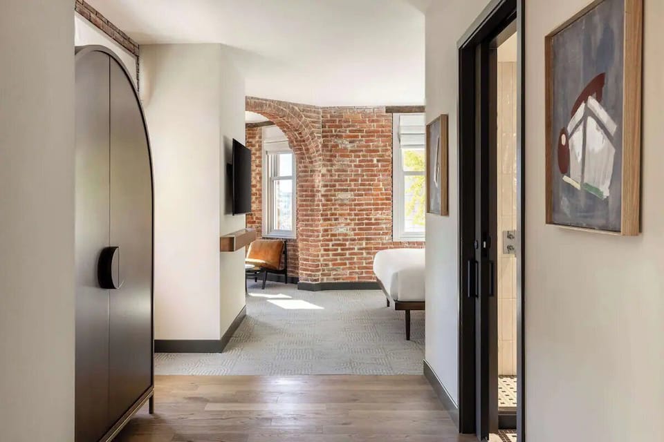 Bedroom. Interior and views may vary based on location and availability.