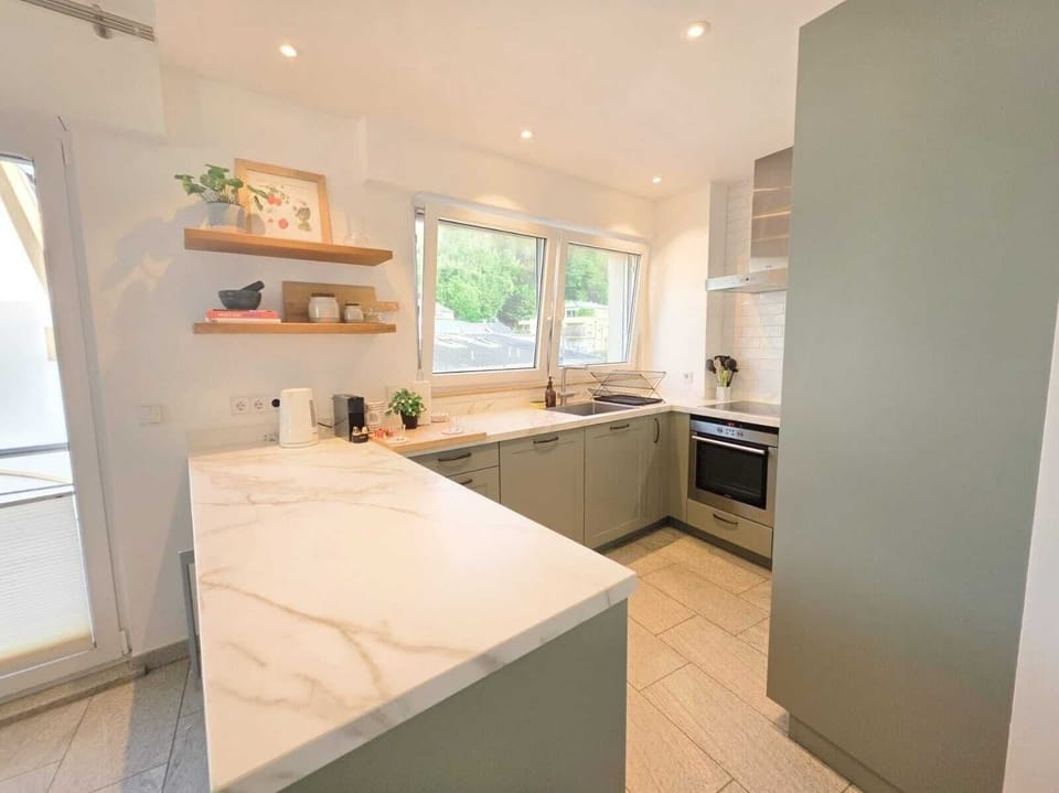Apartment, Balcony, City View | Private kitchen