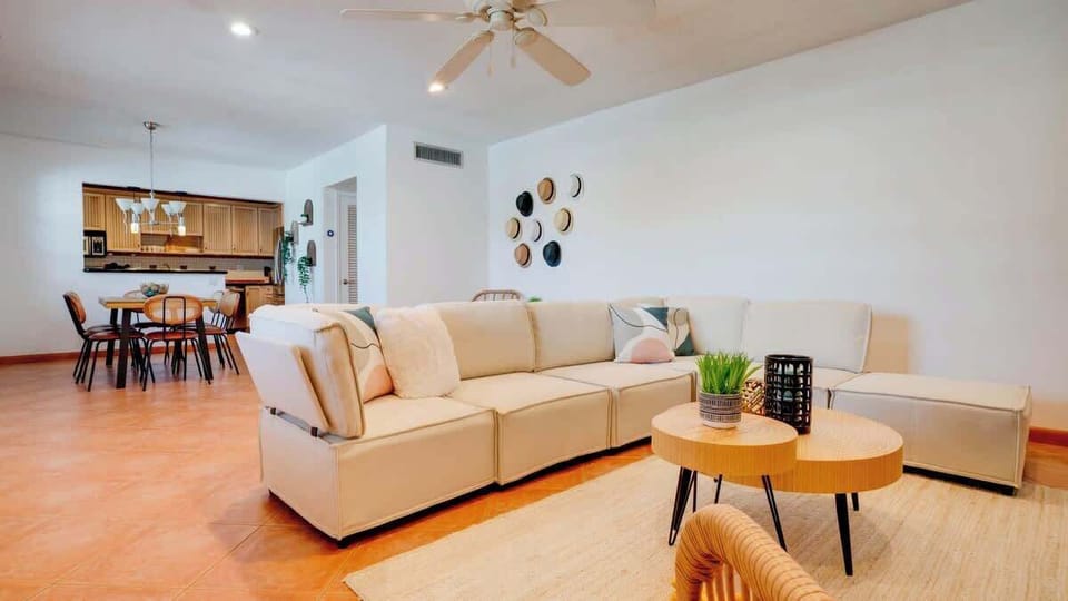 Modern open concept living space
