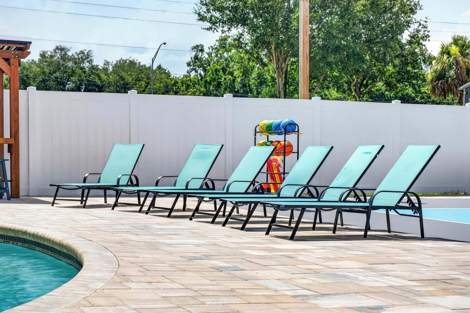 Your Backyard Oasis with Pool, Games & Relaxation