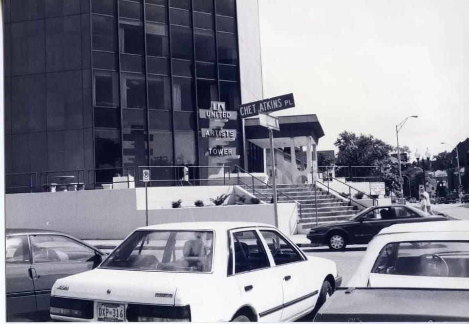 The former United Artists Tower served as the Jordanaires office and recording studio for decades.