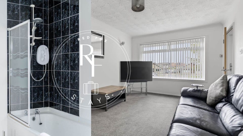 Shower & Living room 