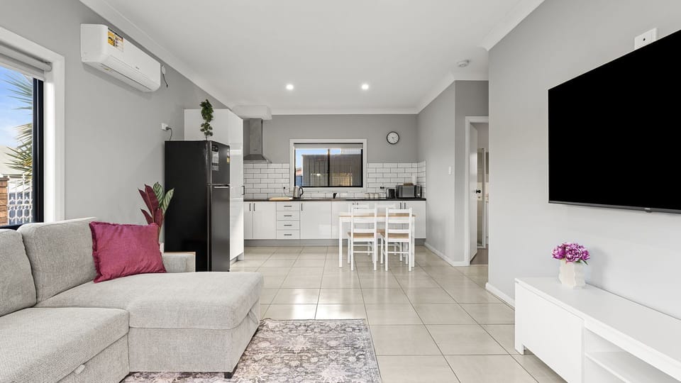 Open-plan living and dining designed for relaxing after a day out.