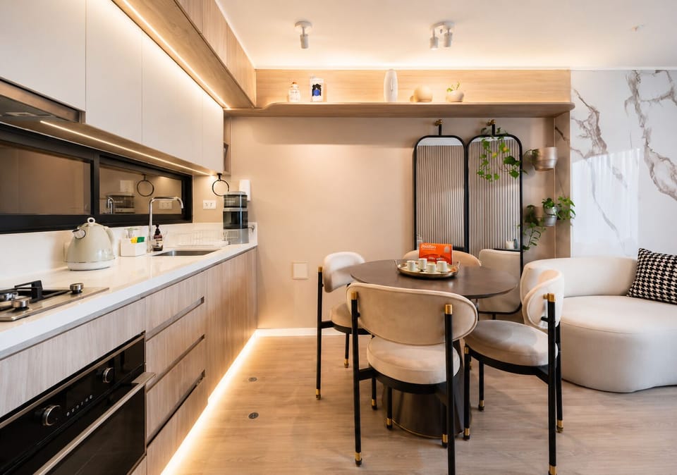 Superior Apartment, Balcony, City View | Private kitchen | Rice cooker