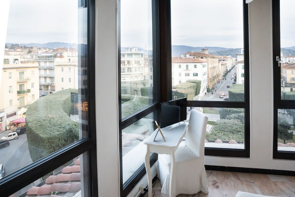 Luxury Double or Twin Room, 1 Bedroom, Jetted Tub, City View | View from room