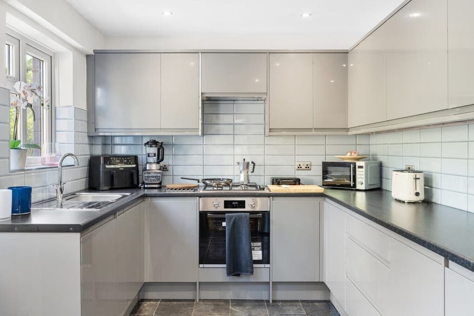 Modern fully equipped kitchen