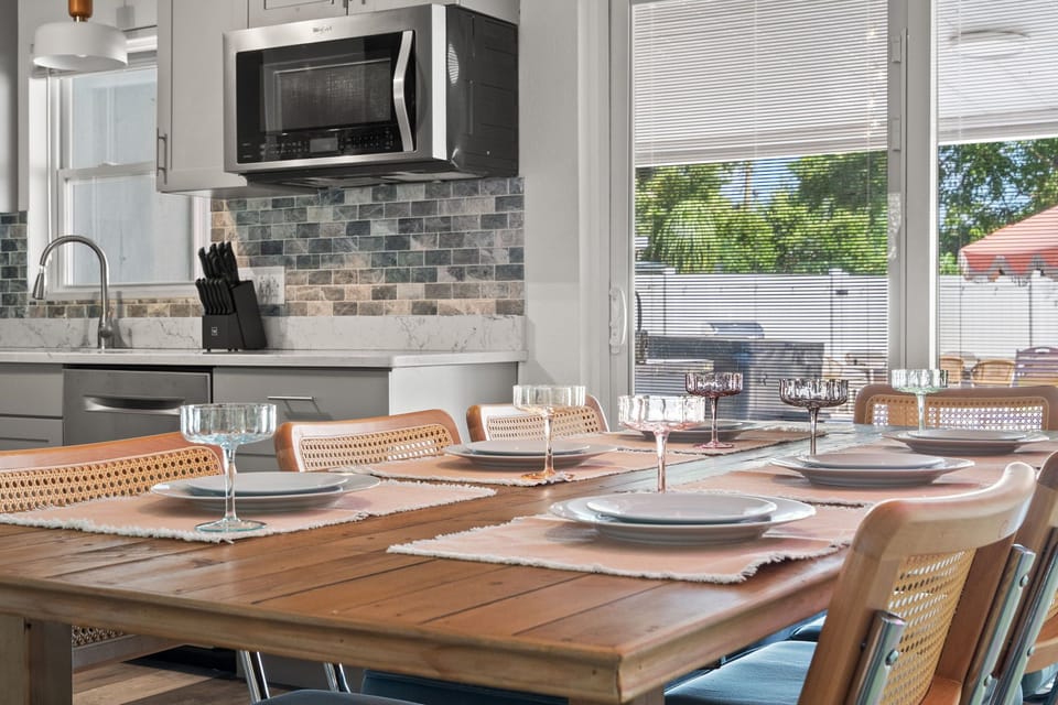 Imagine enjoying a meal on the dining table with your family.
