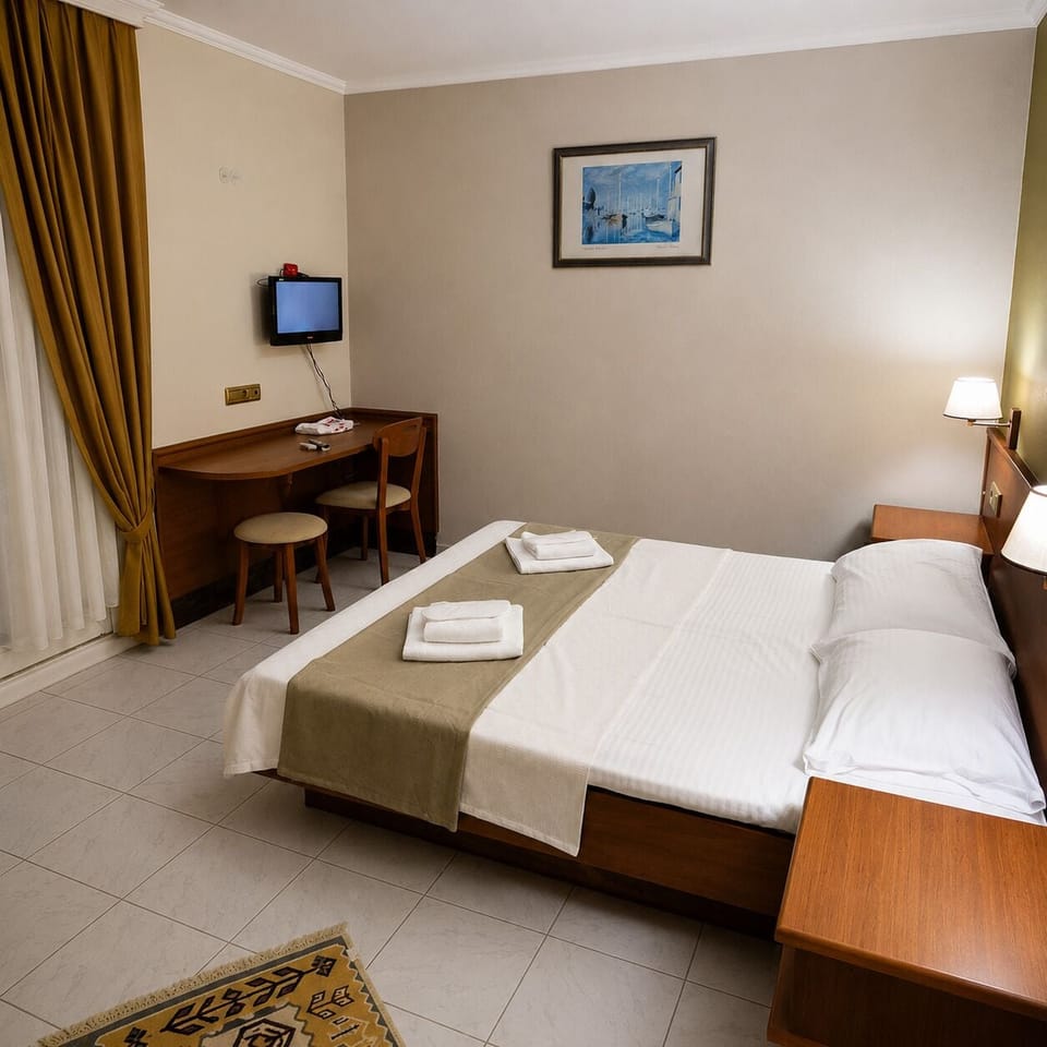 Luxury Double Room Single Use, Sea View | Desk, laptop workspace, iron/ironing board (on request)