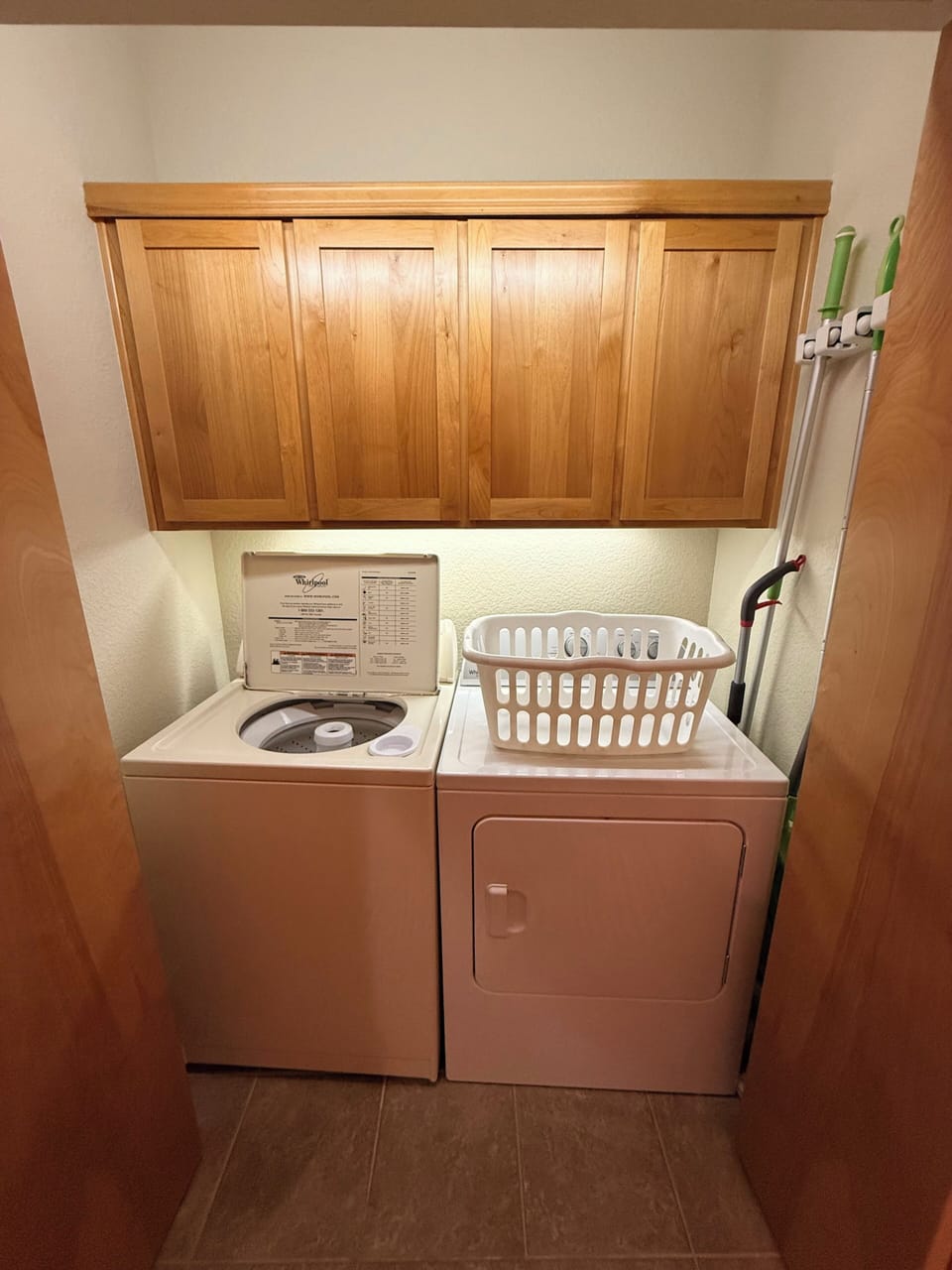 laundry on main level in the half bath