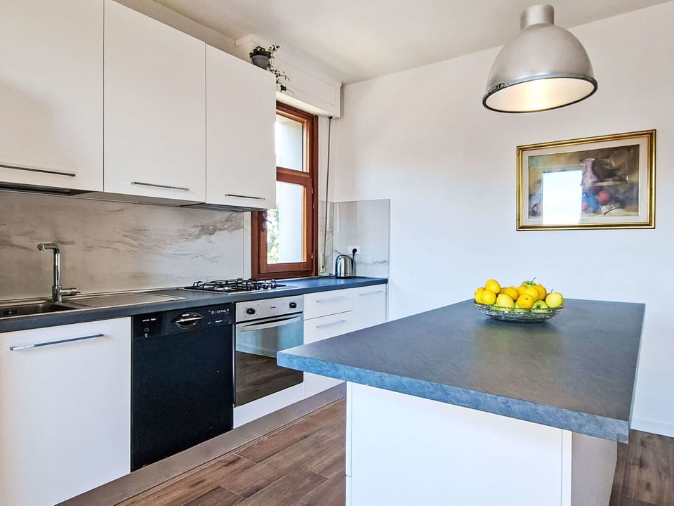 Countertop, Kitchen, Flooring, Kitchen Appliance, Interior Design, Cabinetry, Floor, Wood, Furniture, Major Appliance