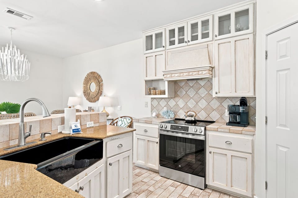 Open kitchen concept