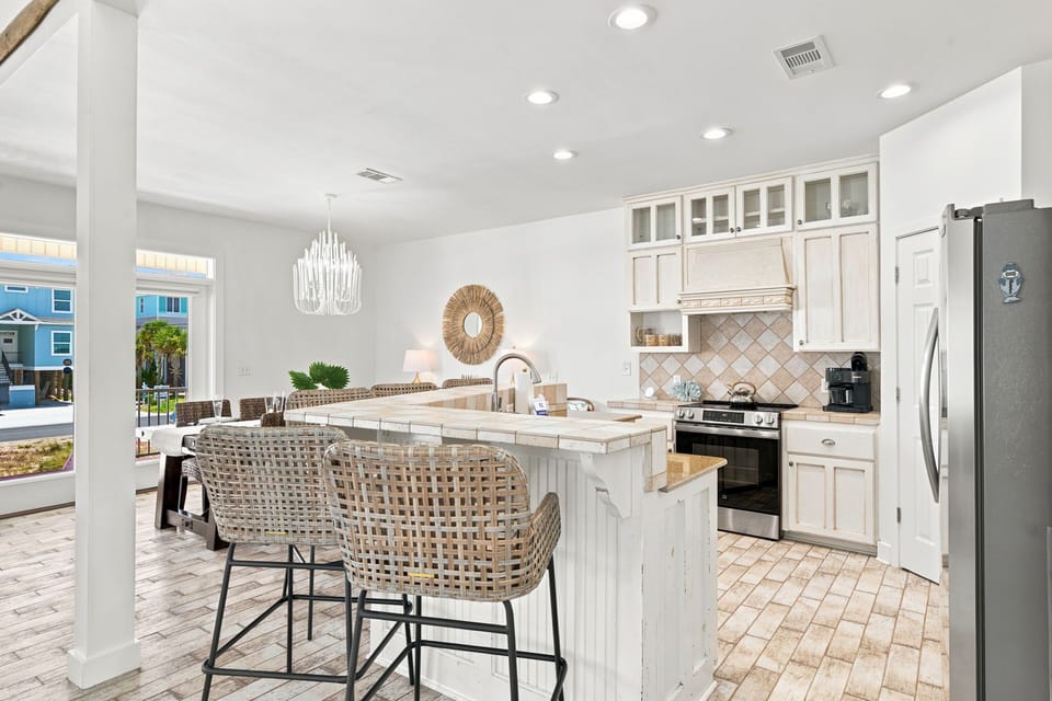 Open kitchen concept