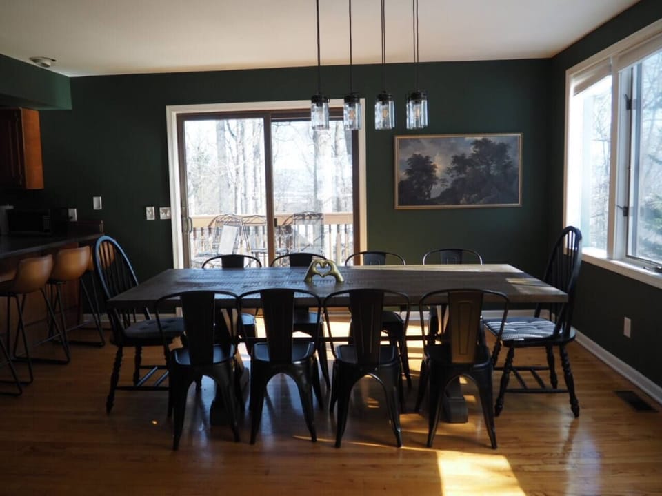 Dining table seats 10