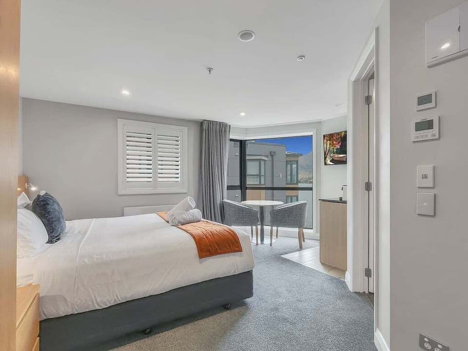 Bright studio with open layout