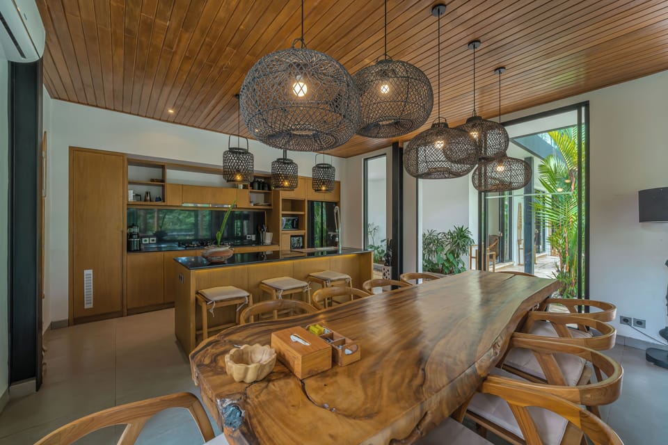 Villa, Pool View | Dining room