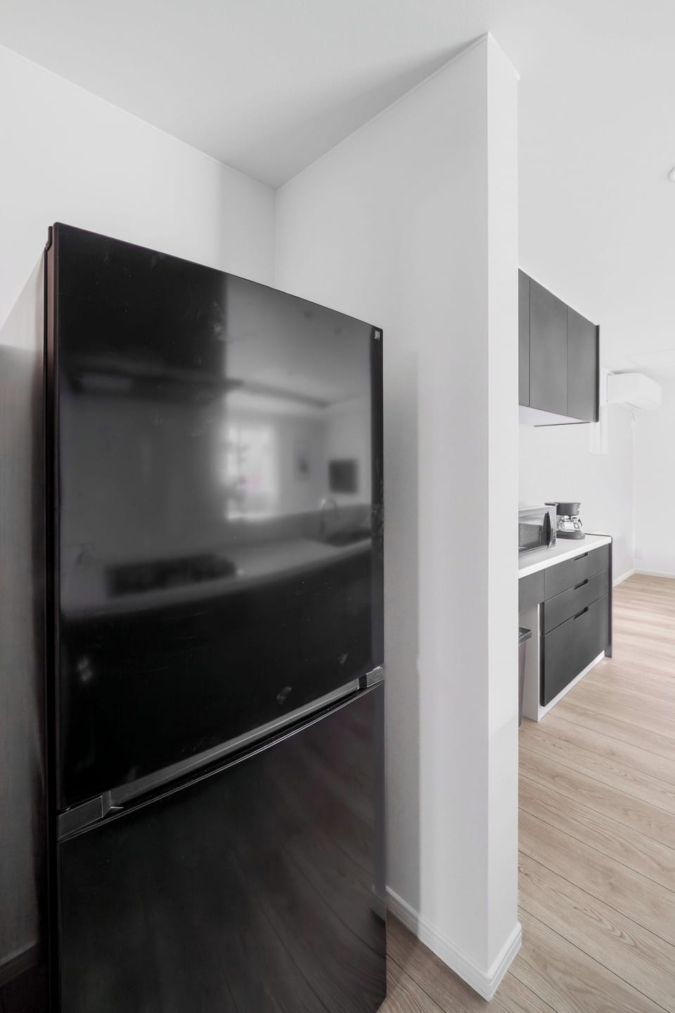 Apartment | Private kitchen | Coffee/tea maker, fridge, microwave, stovetop