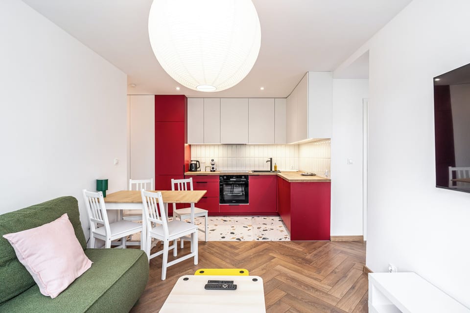 Apartment, City View | Living area