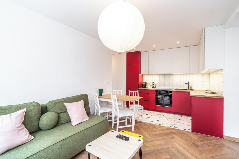 Apartment, City View | Living area