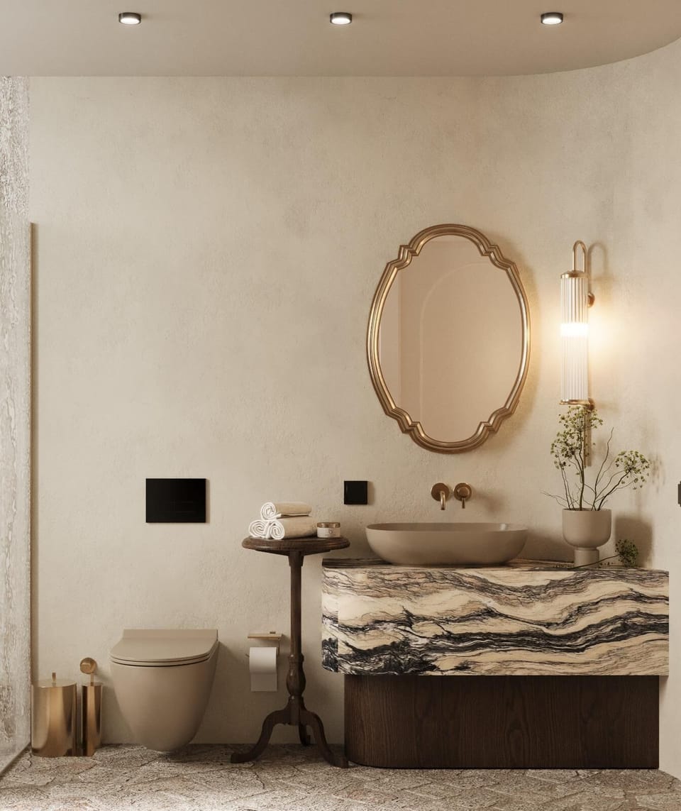 Design Room, Patio, Garden View | Bathroom | Shower, rainfall showerhead, free toiletries, hair dryer