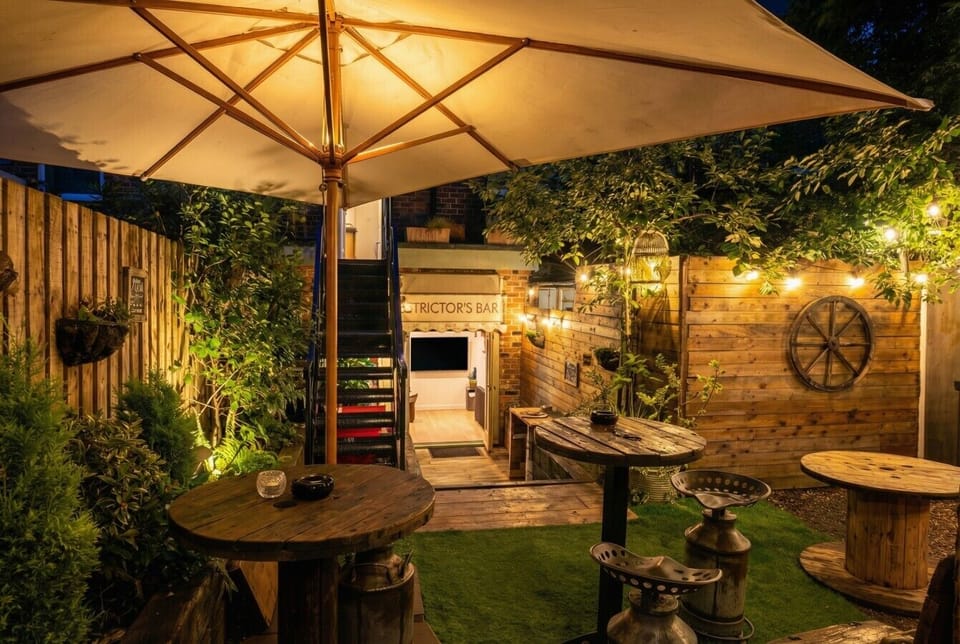 The lantern-lit courtyard bar feels like your own secret garden after dark.