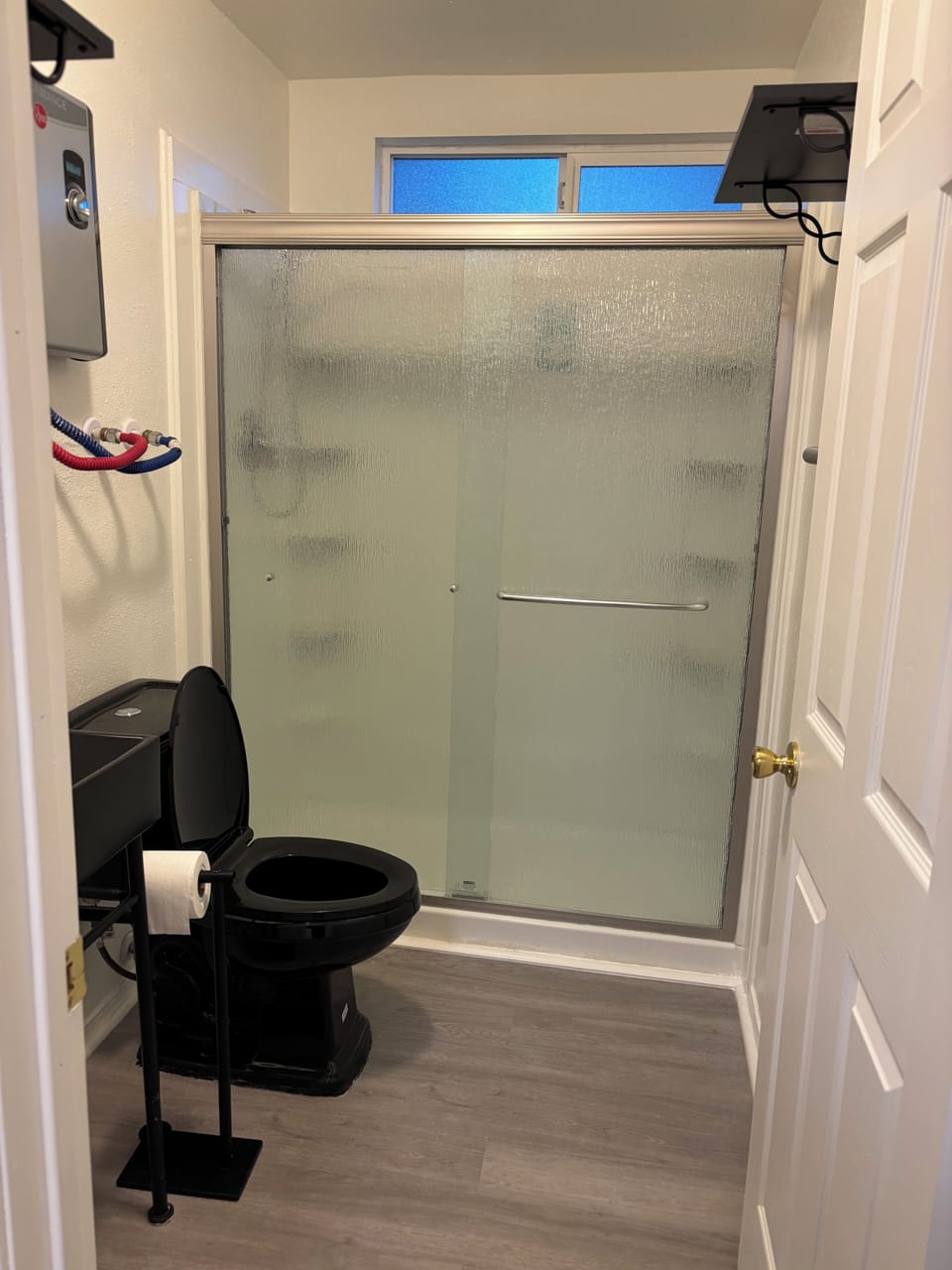 Towels, soap, toilet paper
