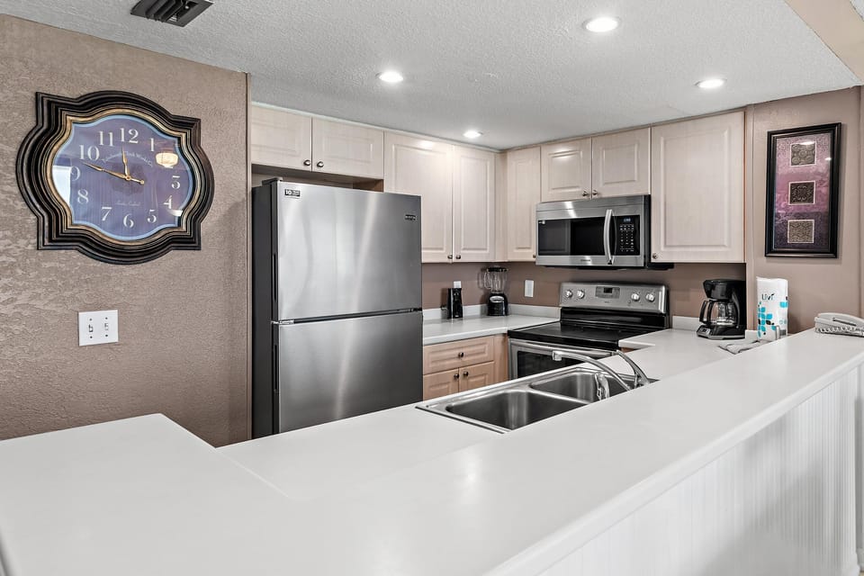 Condo, 1 King Bed with Sofa bed (SunDestin 1409) | Private kitchen