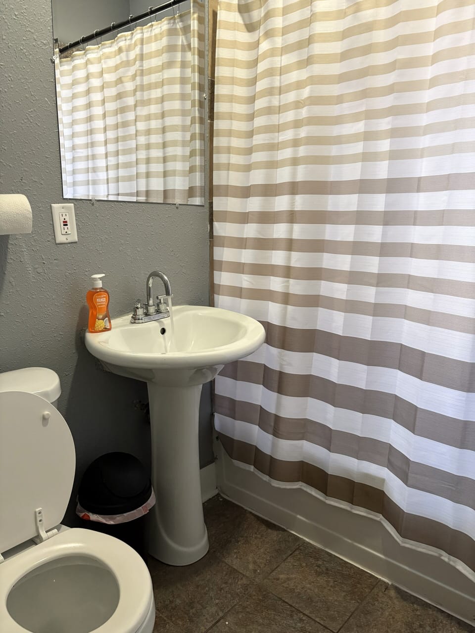 Towels, soap, toilet paper