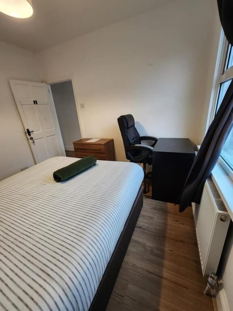Blackout drapes, soundproofing, iron/ironing board, WiFi (free)