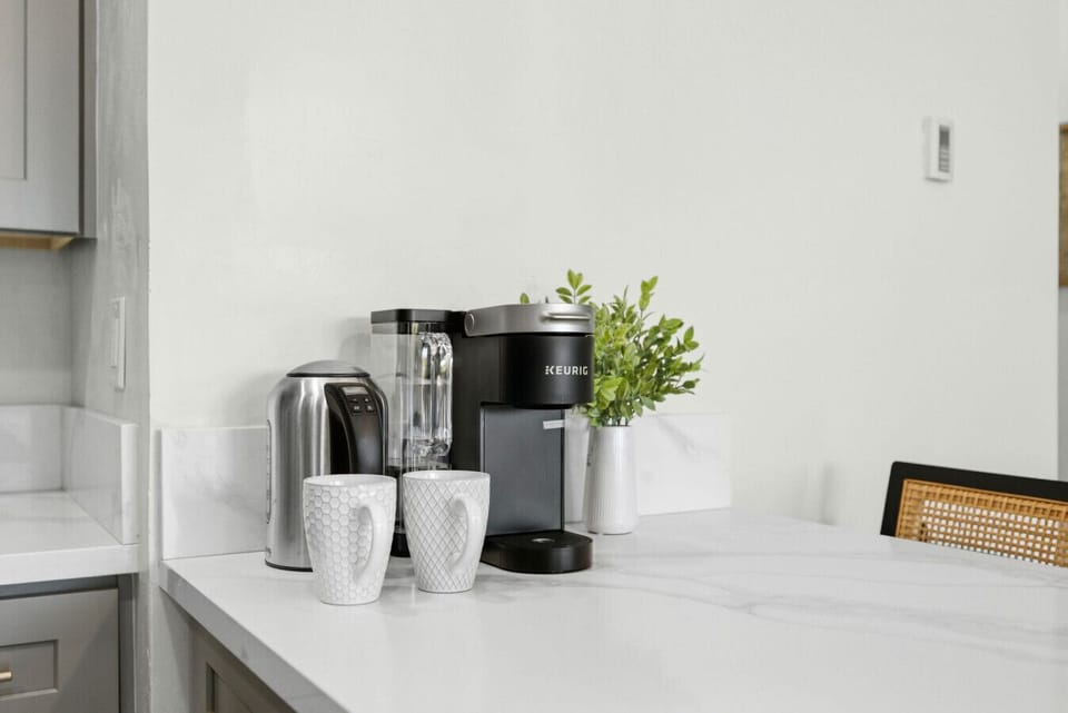 Your morning just got easier—brew a fresh cup anytime with the Keurig.