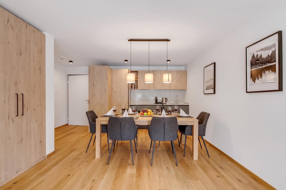Kitchen and dining area
