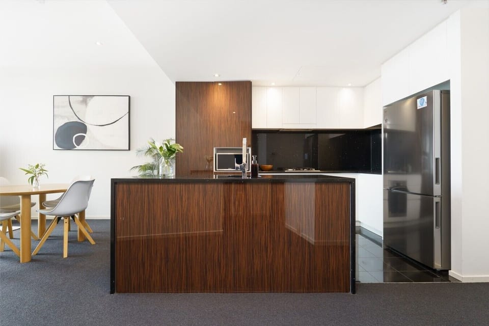 Cook with ease in the fully equipped kitchen featuring quality appliances, ample storage and everything needed for home-style meals.