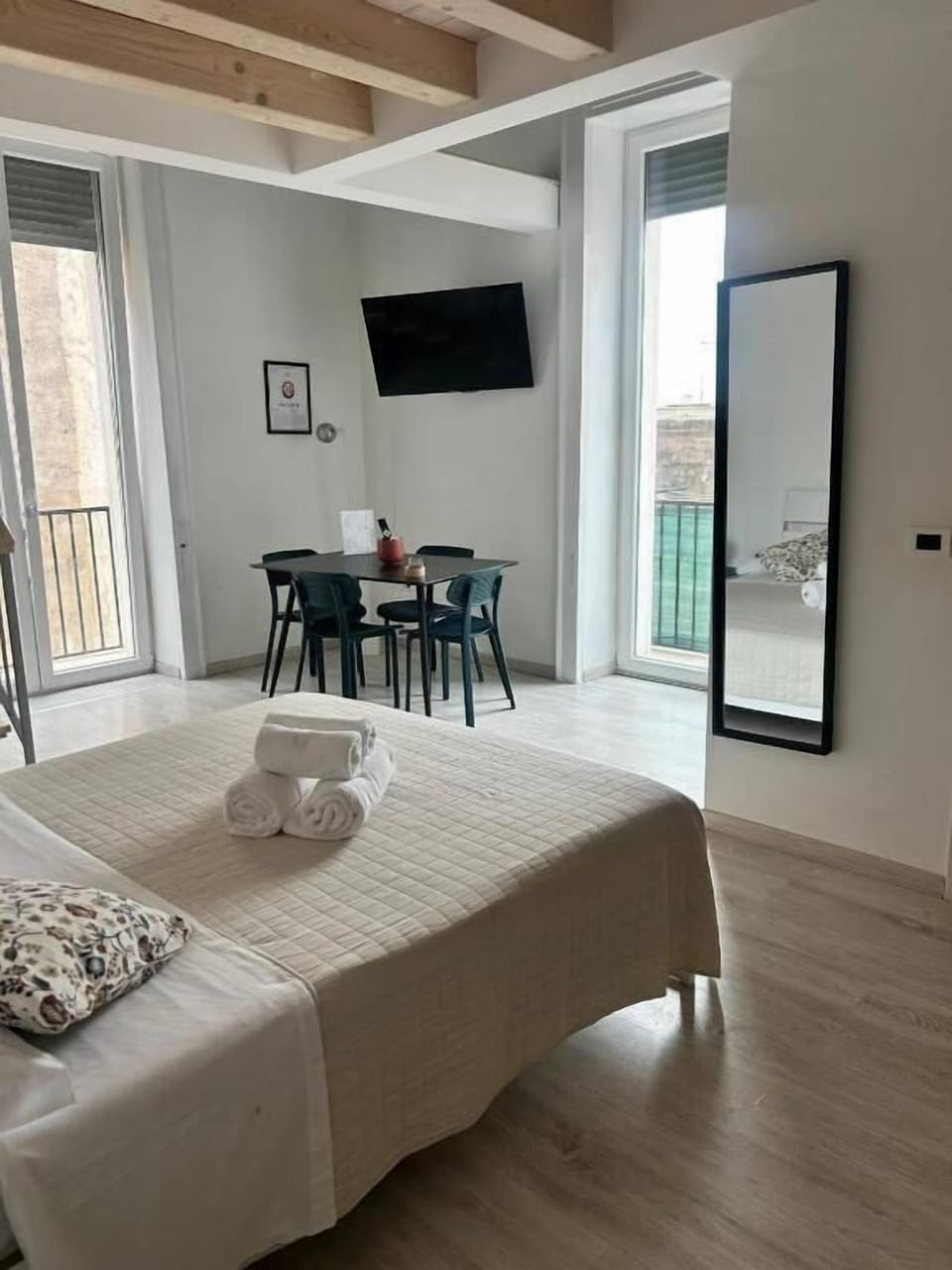 Superior Quadruple Room, Balcony, City View | In-room safe, soundproofing, iron/ironing board (on request)