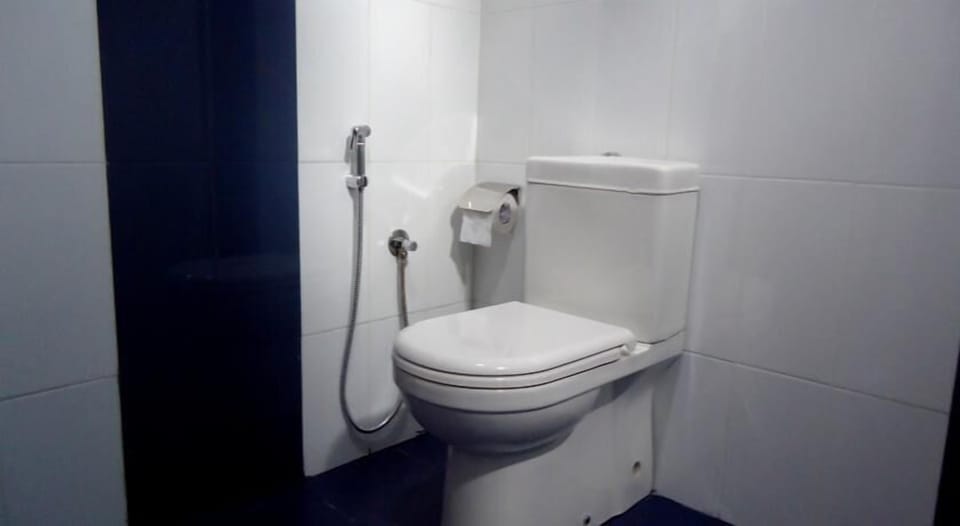 Shower, free toiletries, towels