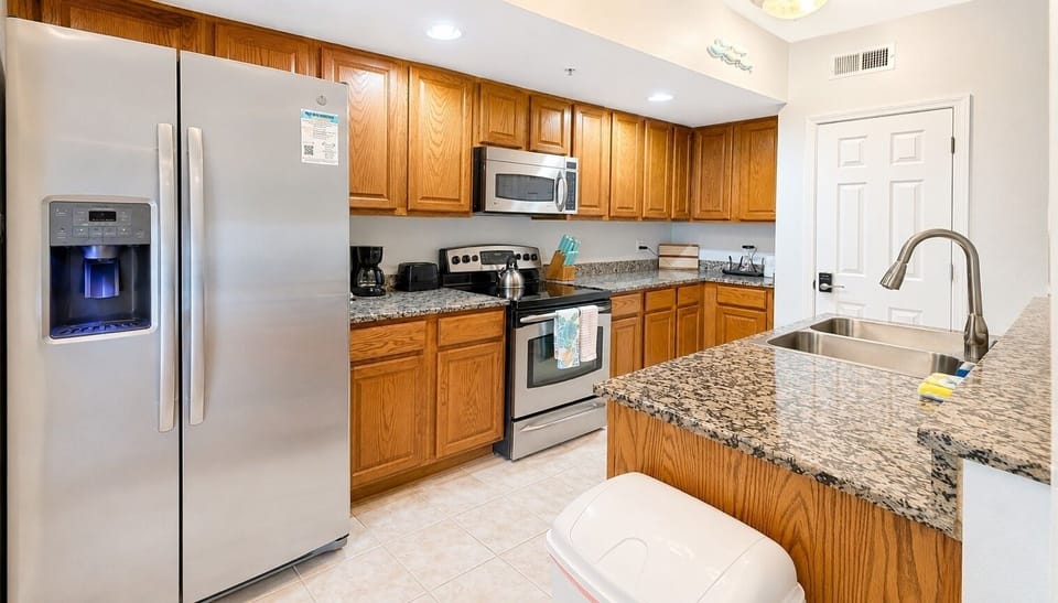 Fully Equipped Kitchen - Everything you need to prepare meals during your stay.