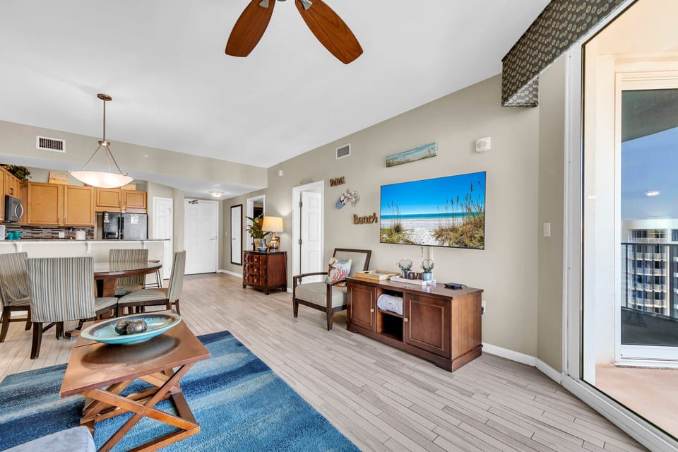 Wide-open family room