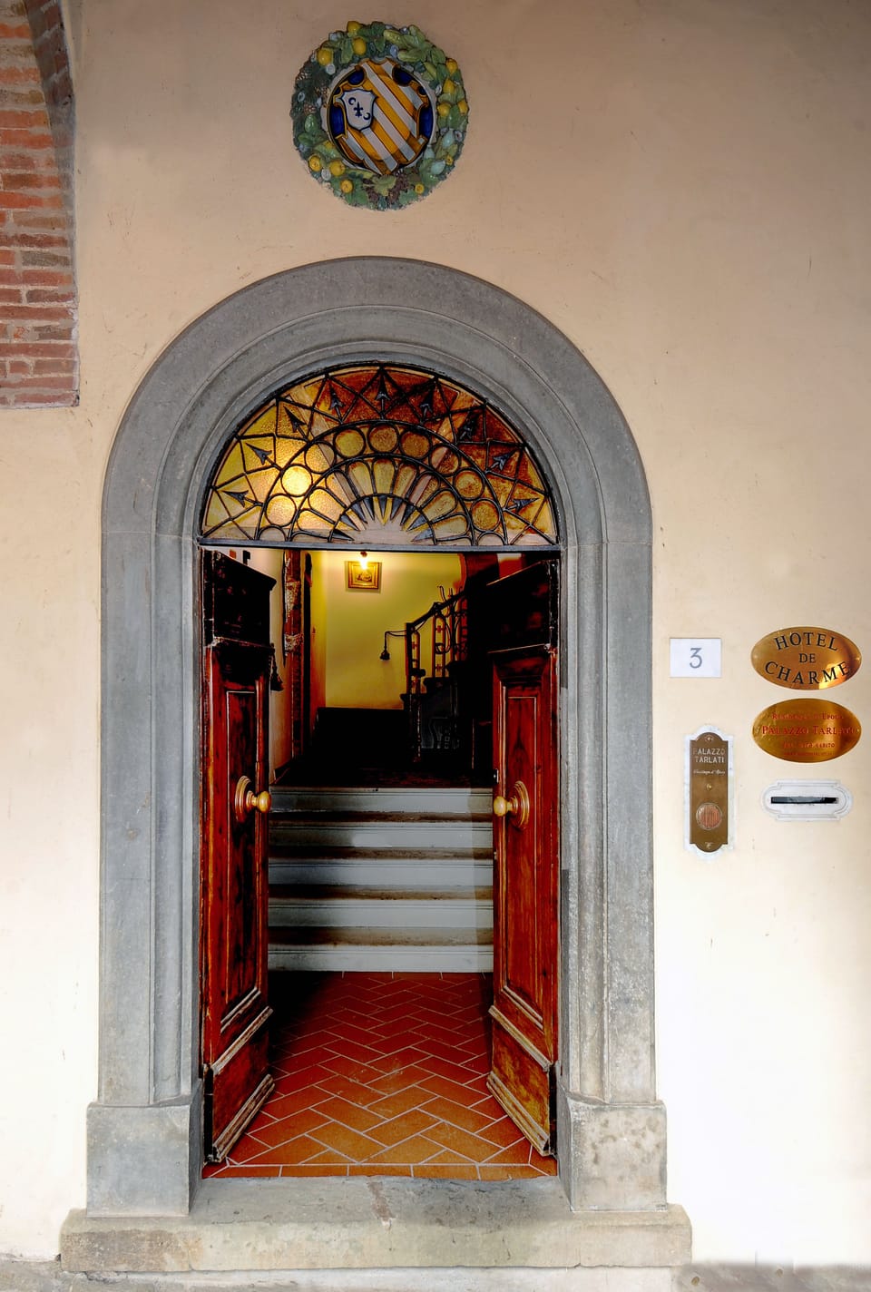 Interior entrance