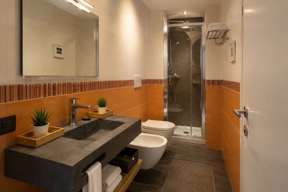 Family Room, Patio, Ground Floor | Bathroom | Shower, hair dryer, towels, soap