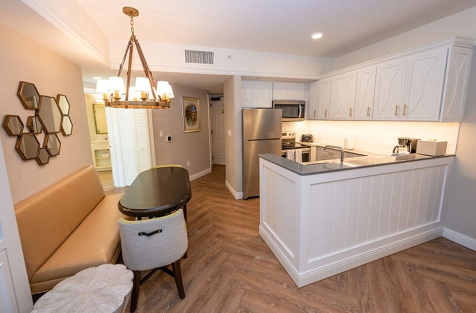 1 Bedroom Villa • Living Area + Kitchen