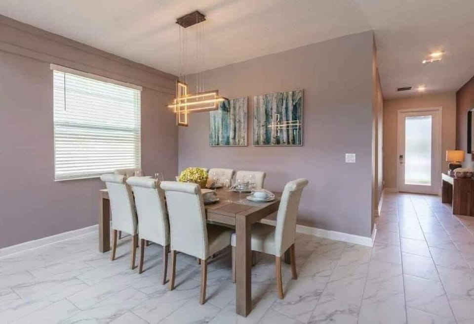 Gather around for takeout, morning coffee, or a family meal before heading out.
